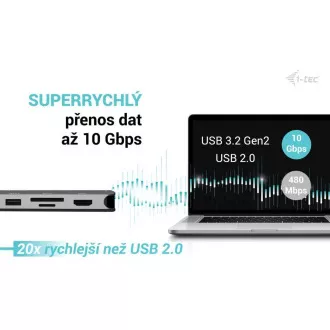 i-tec USB-C Metal Nano 3x Display Dock, 2x HDMI 1x USB-C video, Power Delivery 140W i-tec USB-C Metal Nano 3x Display Dock, 2x HDMI 1x USB-C video, Power Delivery 140W