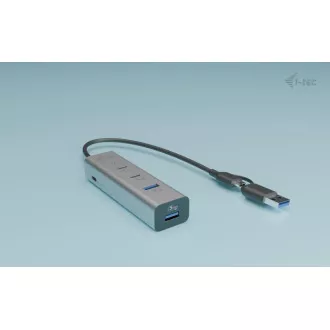 i-tec Universal Charging Metal HUB 2x USB-C + 2x USB-A Port, PD 85W i-tec Universal Charging Metal HUB 2x USB-C + 2x USB-A Port, PD 85W