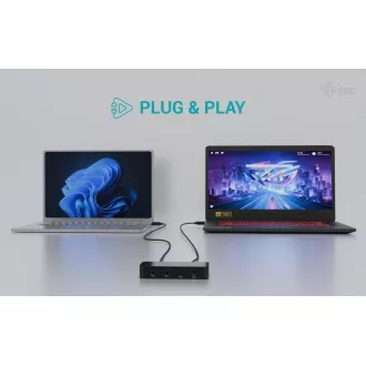 i-tec Universal KVM HUB 2x USB-C + 2x USB-A 3.0 Port i-tec Universal KVM HUB 2x USB-C + 2x USB-A 3.0 Port