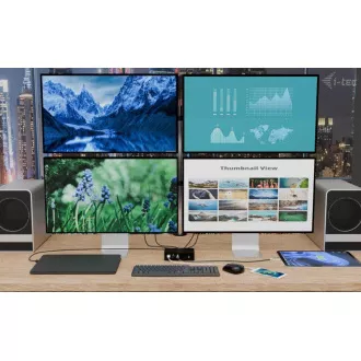i-tec Thunderbolt 5 Quattro Display Docking Station, Power Delivery 140W i-tec Thunderbolt 5 Quattro Display Docking Station, Power Delivery 140W