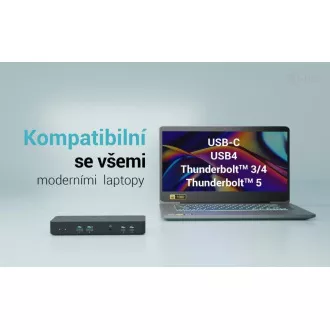 i-tec USB-C Intelligent Triple Display Docking Station, Power Delivery 100W i-tec USB-C Intelligent Triple Display Docking Station, Power Delivery 100W