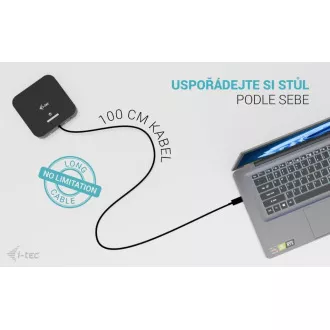 i-tec USB-C Dual HDMI Docking Station, Power Delivery 100W i-tec USB-C Dual HDMI Docking Station, Power Delivery 100W