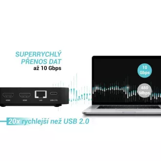 i-tec USB-C Dual HDMI Docking Station, Power Delivery 100W i-tec USB-C Dual HDMI Docking Station, Power Delivery 100W