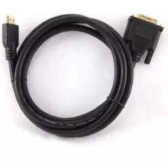 GEMBIRD Kabel HDMI - DVI 1, 8m (M/M, DVI-D, Single Link, zlacené kontakty, stíněný) GEMBIRD Kabel HDMI - DVI 1, 8m (M/M, DVI-D, Single Link, zlacené kontakty, stíněný)