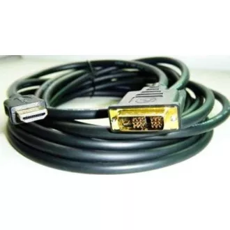 GEMBIRD Kabel HDMI - DVI 1, 8m (M/M, DVI-D, Single Link, zlacené kontakty, stíněný) GEMBIRD Kabel HDMI - DVI 1, 8m (M/M, DVI-D, Single Link, zlacené kontakty, stíněný)
