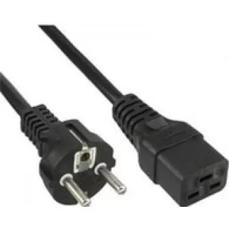 PremiumCord kabel síťový k počítači 230V 16A 3m IEC 320 C19 konektor PremiumCord kabel síťový k počítači 230V 16A 3m IEC 320 C19 konektor