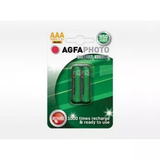 AgfaPhoto přednabitá baterie AAA, 950mAh, 2ks AgfaPhoto přednabitá baterie AAA, 950mAh, 2ks