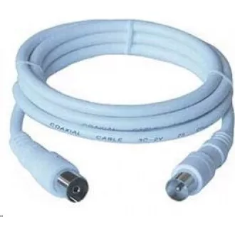PREMIUMCORD TV kabel anténní propojovací 3m (koaxiální, M/F, 75 Ohm) PREMIUMCORD TV kabel anténní propojovací 3m (koaxiální, M/F, 75 Ohm)