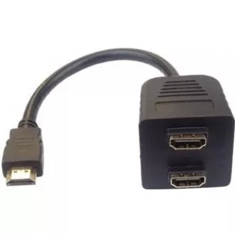 PREMIUMCORD Adaptér HDMI M - 2x F (rozdvojka, 1.3) PREMIUMCORD Adaptér HDMI M - 2x F (rozdvojka, 1.3)