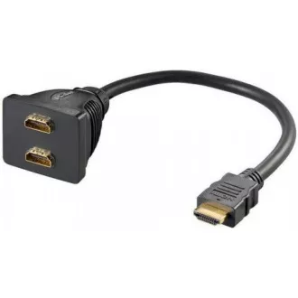 PREMIUMCORD Adaptér HDMI M - 2x F (rozdvojka, 1.3) PREMIUMCORD Adaptér HDMI M - 2x F (rozdvojka, 1.3)