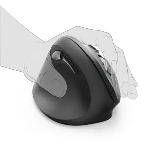 Hama vertikální ergonomická bezdrátová myš EMW-500L, pro leváky, černá Hama vertikální ergonomická bezdrátová myš EMW-500L, pro leváky, černá