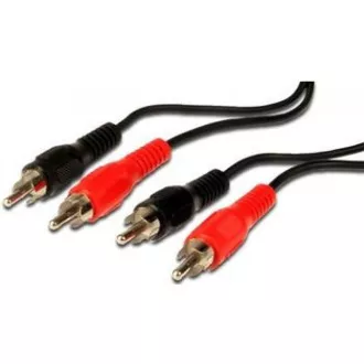 PREMIUMCORD Kabel audio 2x Cinch - 2x Cinch (RCA, M/M) 2m PREMIUMCORD Kabel audio 2x Cinch - 2x Cinch (RCA, M/M) 2m
