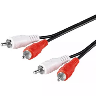 PREMIUMCORD Kabel audio 2x Cinch - 2x Cinch (RCA, M/M) 5m PREMIUMCORD Kabel audio 2x Cinch - 2x Cinch (RCA, M/M) 5m