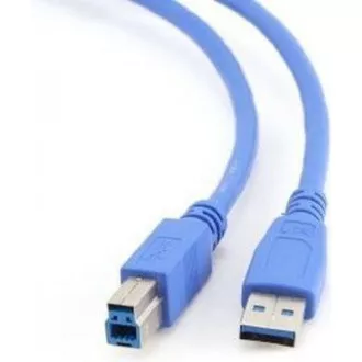 GEMBIRD Kabel USB 3.0 A-B propojovací 3m (modrý) GEMBIRD Kabel USB 3.0 A-B propojovací 3m (modrý)