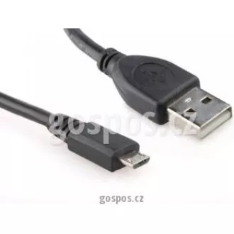 GEMBIRD Kabel USB 2.0 A-Micro B propojovací 0, 5m (černý)