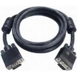 GEMBIRD Kabel VGA propojovací 1, 8m, černý (HD15M/M, dvojité stínění, feritová jádra) GEMBIRD Kabel VGA propojovací 1, 8m, černý (HD15M/M, dvojité stínění, feritová jádra)
