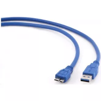 GEMBIRD Kabel USB 3.0 A-Micro B propojovací 1, 8m (modrý) GEMBIRD Kabel USB 3.0 A-Micro B propojovací 1, 8m (modrý)