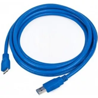 GEMBIRD Kabel USB 3.0 A-Micro B propojovací 1, 8m (modrý) GEMBIRD Kabel USB 3.0 A-Micro B propojovací 1, 8m (modrý)