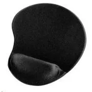 Hama ergonomická gelová podložka pod myš, černá