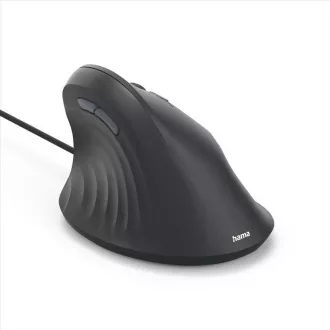 Hama vertikální ergonomická kabelová myš ECM-500R, pro praváky, černá Hama vertikální ergonomická kabelová myš ECM-500R, pro praváky, černá