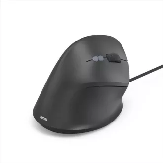 Hama vertikální ergonomická kabelová myš ECM-500R, pro praváky, černá Hama vertikální ergonomická kabelová myš ECM-500R, pro praváky, černá