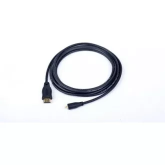 GEMBIRD Kabel HDMI - HDMI Micro 1, 8m (v1.3, M/M, stíněný, zlacené kontakty) GEMBIRD Kabel HDMI - HDMI Micro 1, 8m (v1.3, M/M, stíněný, zlacené kontakty)