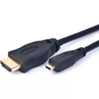 GEMBIRD Kabel HDMI - HDMI Micro 4, 5m (v1.3, M/M, stíněný, zlacené kontakty) GEMBIRD Kabel HDMI - HDMI Micro 4, 5m (v1.3, M/M, stíněný, zlacené kontakty)