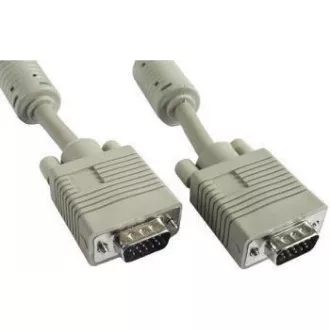 GEMBIRD Kabel VGA propojovací 5m, černý (HD15M/M, dvojité stínění, feritová jádra) GEMBIRD Kabel VGA propojovací 5m, černý (HD15M/M, dvojité stínění, feritová jádra)