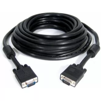 GEMBIRD Kabel VGA propojovací 5m, černý (HD15M/M, dvojité stínění, feritová jádra) GEMBIRD Kabel VGA propojovací 5m, černý (HD15M/M, dvojité stínění, feritová jádra)