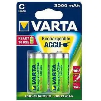 Varta LR14/2BP 3000 mAh Ready to use (Blistr 2ks)