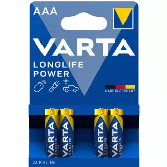 Varta LR03/4BP Longlife POWER (HIGH ENERGY) (Blistr 4ks) Varta LR03/4BP Longlife POWER (HIGH ENERGY) (Blistr 4ks)