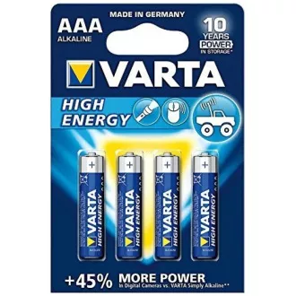 Varta LR03/4BP Longlife POWER (HIGH ENERGY) (Blistr 4ks) Varta LR03/4BP Longlife POWER (HIGH ENERGY) (Blistr 4ks)
