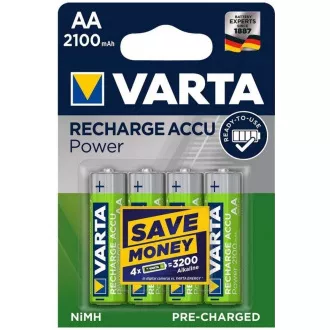 Varta LR6/4BP 2100 mAh Ready to use (Blistr 4ks) Varta LR6/4BP 2100 mAh Ready to use (Blistr 4ks)