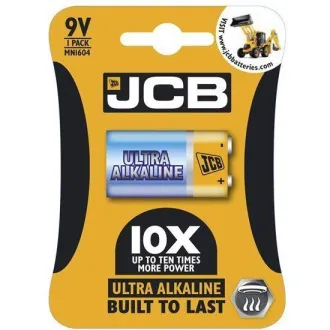 JCB OXI ULTRA alkalická baterie 6LR61/9V, blistr 1 ks JCB OXI ULTRA alkalická baterie 6LR61/9V, blistr 1 ks