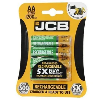 JCB RTU NiMH AA/R06, min.1200mAh, přednabitá, blistr 4 ks JCB RTU NiMH AA/R06, min.1200mAh, přednabitá, blistr 4 ks
