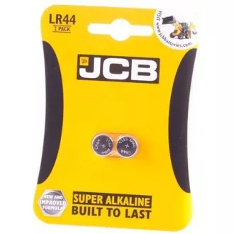 JCB alkalická baterie LR44, blistr 2 ks