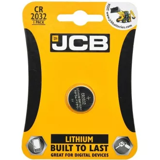 JCB knoflíková lithiová baterie CR2032, blistr 1 ks JCB knoflíková lithiová baterie CR2032, blistr 1 ks
