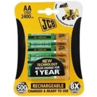 JCB RTU NiMH AA/R06, min.2400mAh, přednabitá, blistr 4 ks JCB RTU NiMH AA/R06, min.2400mAh, přednabitá, blistr 4 ks