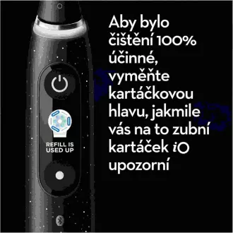 Oral-B iO Series 10 Cosmic Black elektrický zubní kartáček, magnetický, 7 režimů, AI, časovač, 3D mapování Oral-B iO Series 10 Cosmic Black elektrický zubní kartáček, magnetický, 7 režimů, AI, časovač, 3D mapování