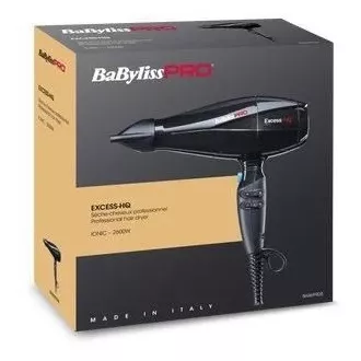 Babyliss PRO BAB6990IE Excess HQ fén na vlasy, 2600 W, 2 rychlosti, 3 teploty, s koncentrátorem, černý Babyliss PRO BAB6990IE Excess HQ fén na vlasy, 2600 W, 2 rychlosti, 3 teploty, s koncentrátorem, černý