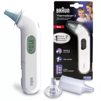 Braun IRT 3030 ThermoScan 3 dětský teploměr, bezkontaktní, infračervený, do ucha Braun IRT 3030 ThermoScan 3 dětský teploměr, bezkontaktní, infračervený, do ucha