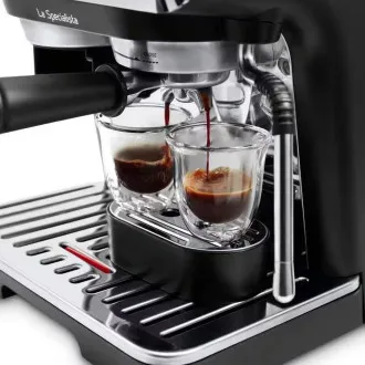 DeLonghi La Specialista Arte pákový kávovar, 1400 W, vestavěný mlýnek, parní tryska MyLatte DeLonghi La Specialista Arte pákový kávovar, 1400 W, vestavěný mlýnek, parní tryska MyLatte