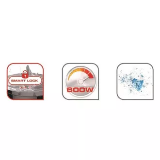 Tefal BL420838 Blendforce 2 stolní mixér, 600 W, 2 rychlosti, pulzní funkce, drcení ledu, Smart Lock, černý Tefal BL420838 Blendforce 2 stolní mixér, 600 W, 2 rychlosti, pulzní funkce, drcení ledu, Smart Lock, černý