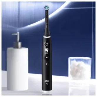 Oral-B iO Series 6s elektrický zubní kartáček, časovač, tlakový senzor, 5 programů, aplikace Oral-B, černá Oral-B iO Series 6s elektrický zubní kartáček, časovač, tlakový senzor, 5 programů, aplikace Oral-B, černá