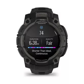 Garmin Instinct 3 – 45 mm, AMOLED, Černé s černým páskem Garmin Instinct 3 – 45 mm, AMOLED, Černé s černým páskem