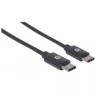 MANHATTAN kabel Hi-Speed USB-C, Type-C Male to Type-C Male, 3m, černý MANHATTAN kabel Hi-Speed USB-C, Type-C Male to Type-C Male, 3m, černý