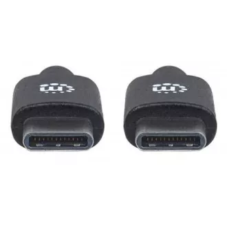 MANHATTAN kabel Hi-Speed USB-C, Type-C Male to Type-C Male, 3m, černý MANHATTAN kabel Hi-Speed USB-C, Type-C Male to Type-C Male, 3m, černý