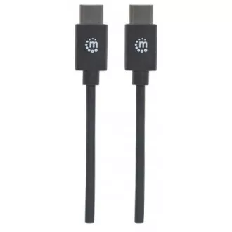 MANHATTAN kabel Hi-Speed USB-C, Type-C Male to Type-C Male, 3m, černý MANHATTAN kabel Hi-Speed USB-C, Type-C Male to Type-C Male, 3m, černý