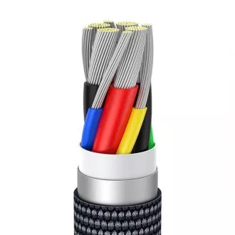 Baseus Crystal Shine Series nabíjecí / datový kabel USB-C / USB-C 100W 1, 2m, černá Baseus Crystal Shine Series nabíjecí / datový kabel USB-C / USB-C 100W 1, 2m, černá