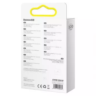 Baseus Crystal Shine Series nabíjecí / datový kabel USB-C / USB-C 100W 1, 2m, černá Baseus Crystal Shine Series nabíjecí / datový kabel USB-C / USB-C 100W 1, 2m, černá